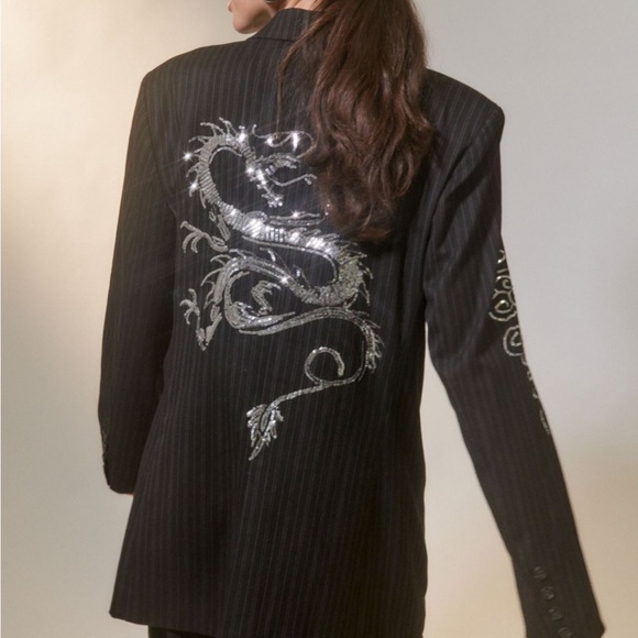 Bella Embellished Oversized Blazer - Picture 4 of 4